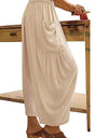 Full Size Pocketed Drawstring Wide Leg Pants