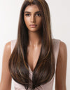 13*2" Lace Front Wigs Synthetic Long Straight 26" 150% Density