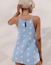 Polka Dot Round Neck Knit Tank