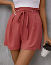 Tied High Waist Shorts