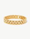 18K Gold-Plated Stainless Steel Zircon Bracelet