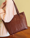 Textured PU Leather Handbag