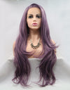 13*3" Lace Front Wigs Synthetic Long Wavy 24" 130% Density