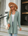 Long Sleeve Open Front Cardigan