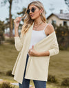 Open Front Long Sleeve Cardigan