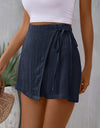 Tied High Waist Skort