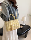 Braided Strap Paper Weave Shoulder Bag