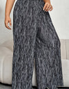 Plus Size High Waist Wide Pants