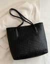 Textured PU Leather Handbag