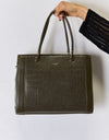 David Jones Texture PU Leather Handbag