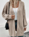 Open Front Cardigan with Pockets