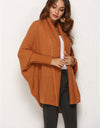 Open Front Batwing Sleeve Cardigan