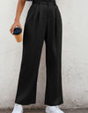 High Waist Straight Leg Pants