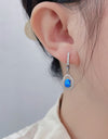 Opal Pear Shaped Drop Earrings