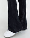 Wide Waistband Bootcut Jeans with Pockets