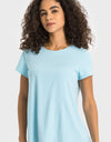 Tie Back Short Sleeve Sports Tee