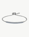 Adored Moissanite Sterling Silver Bracelet