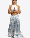 Split Wide Leg Long Pants