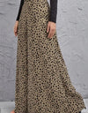 Animal Print High-Rise Culottes