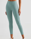 Wide Waistband Sports Leggings with Pockets