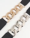 Chain Detail Elastic Belt
