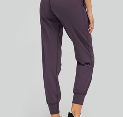 Wide Waistband Slant Pocket Pants