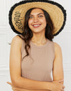 Fame Sunshine Straw Fringe Hat