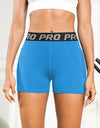 Elastic Waist Active Shorts with Pockets