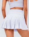 High Waist Pleated Active Skirt