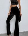 High Waist Flare Leg Pants