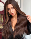 Full Machine Long Wave Synthetic Wigs 26''