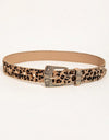 Leopard PU Leather Belt