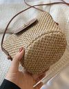 Adored Straw Bucket Bag