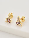 Zircon 925 Sterling Silver Stud Earrings