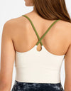 Crisscross Back Scoop Neck Sports Cami