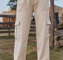 Long Jeans with Pocket