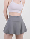 High Waist Pleated Active Skirt