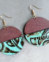 Round Drop Earrings