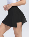 Tied High Waist Active Shorts