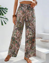 Printed Wide Leg Pants