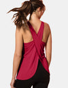 Crisscross Scoop Neck Active Tank