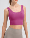 Scoop Neck Wide Strap Active Tank