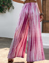 Striped High Waist Wide Leg Pants