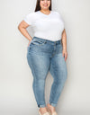 Judy Blue Full Size Cuffed Hem Slim Jeans