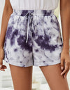 Printed Elastic Waist Shorts