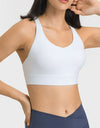 Breathable Crisscross Back Sports Bra