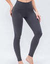 Wide Waistband Slim Fit Active Leggings