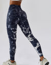 High Waist Tie-Dye Long Sports Pants