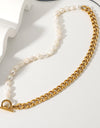 Dream Life Pearl Chunky Chain Necklace