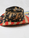 Printed Paper Cloth Wide Brim Hat